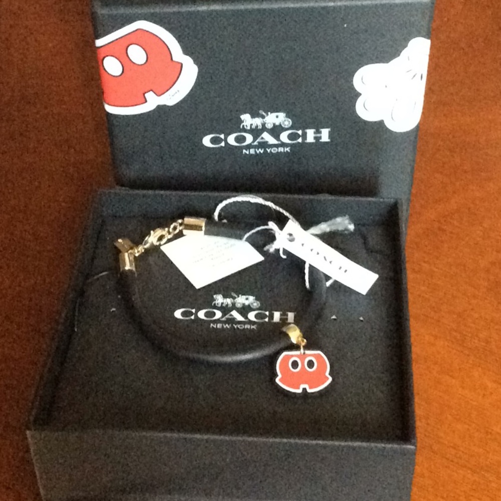 Coach Mickey Mouse bracelet